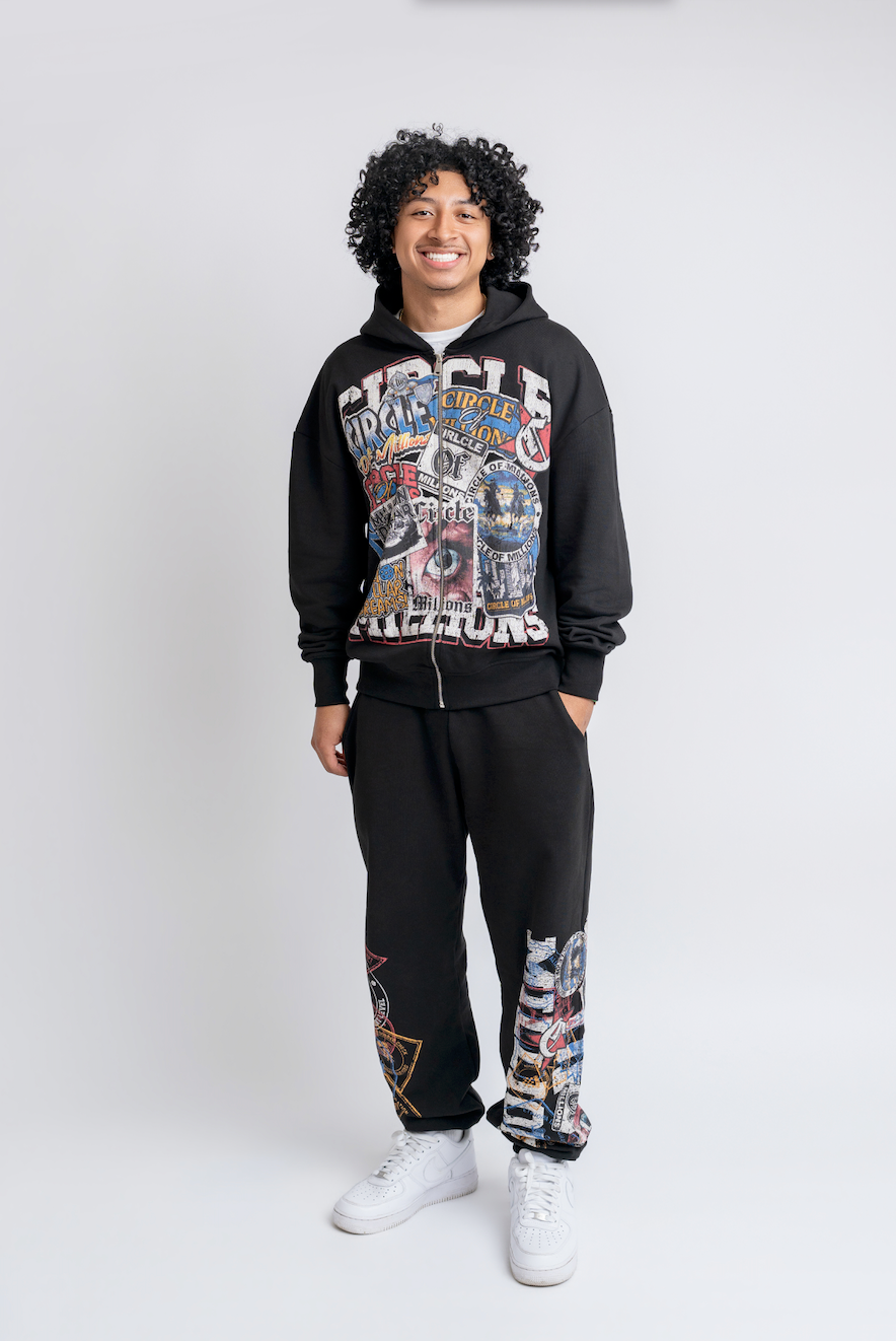 Passport Stamps Sweat Pants