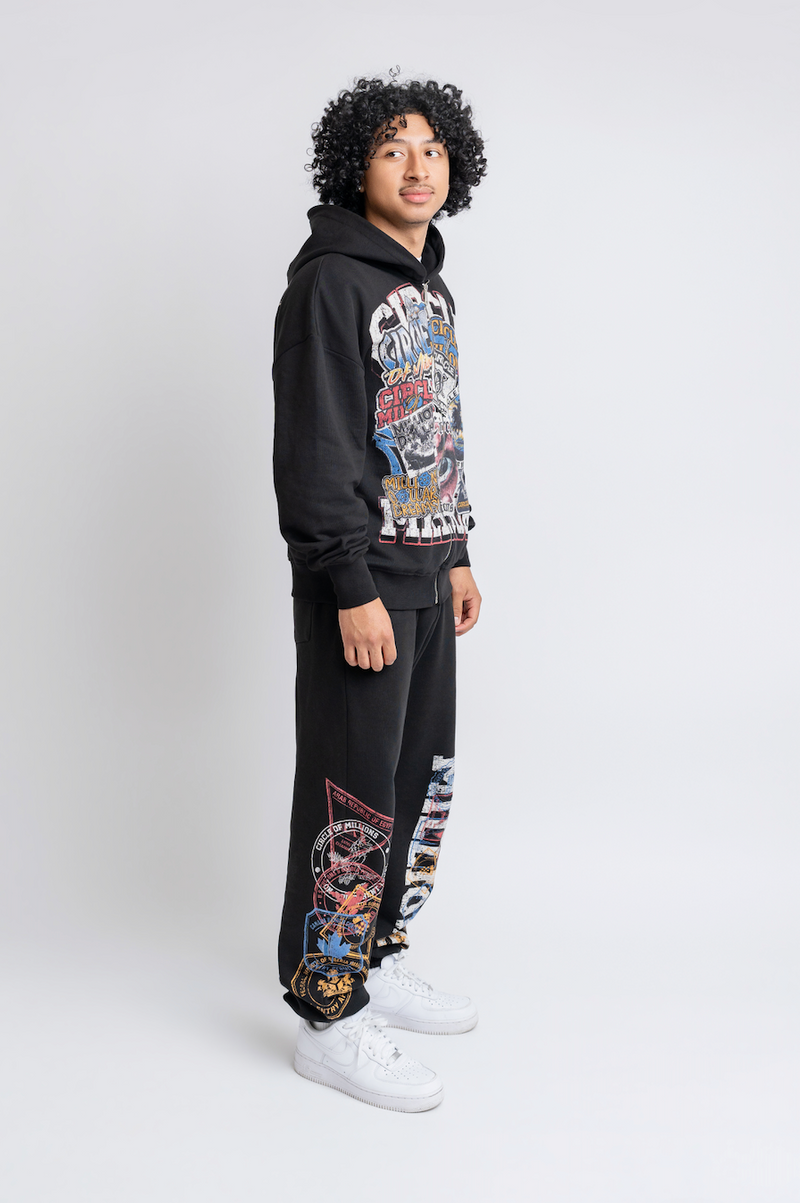 Passport Stamps Sweat Pants